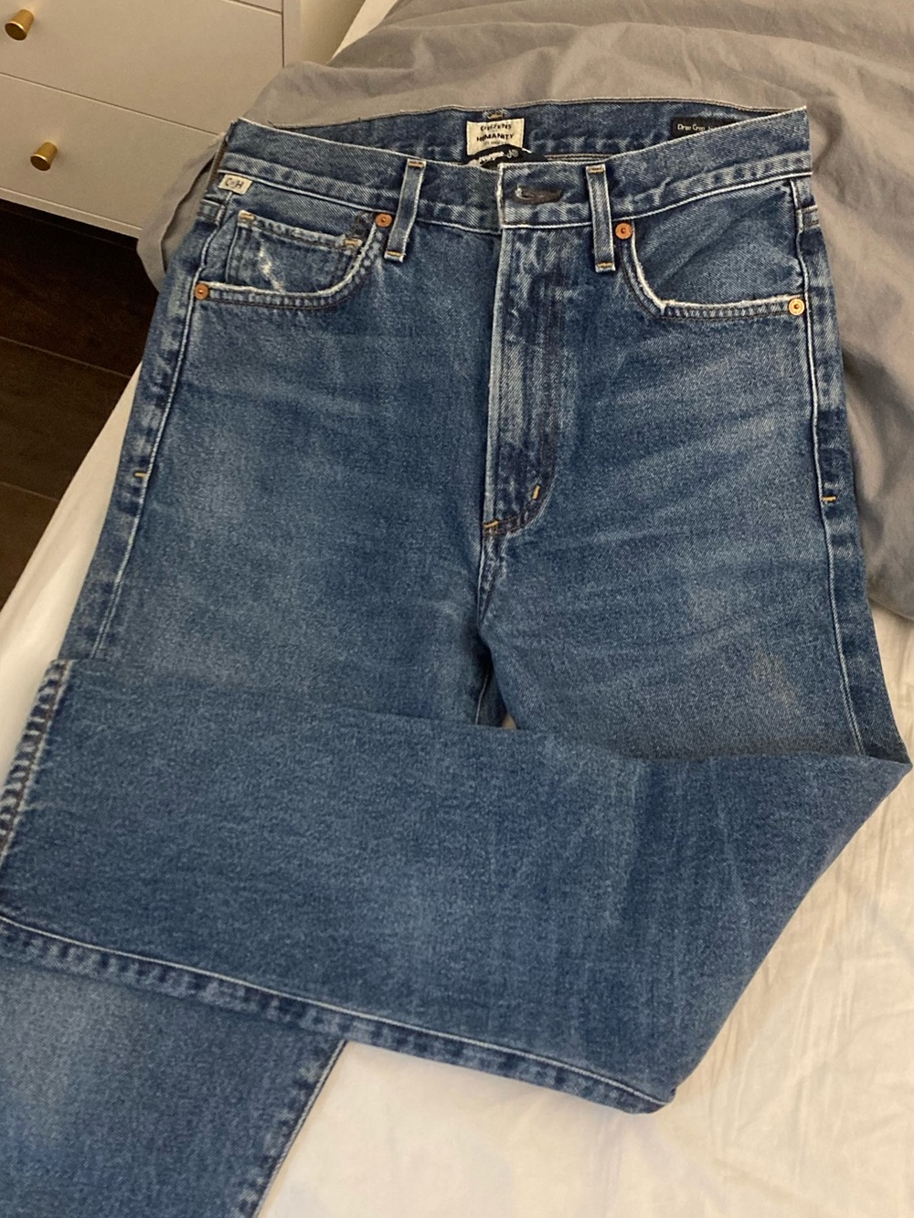 Citizens of Humanity high rise straight jeans